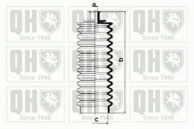 QUINTON HAZELL qg1060 -  Комплект пыльника, рулевое управление